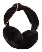Faux-fur Tie-knot Earmuffs