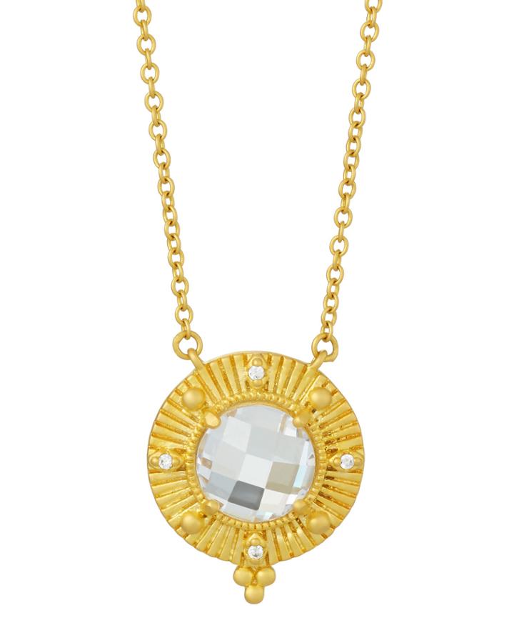 Amazonian Allure Single Stone Pendant Necklace