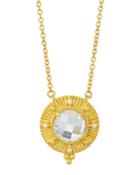 Amazonian Allure Single Stone Pendant Necklace