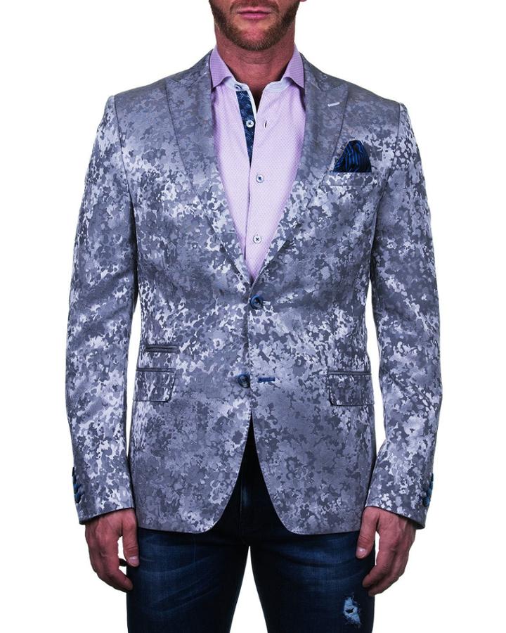 Men's Beethoven Blazer - Camo Gray
