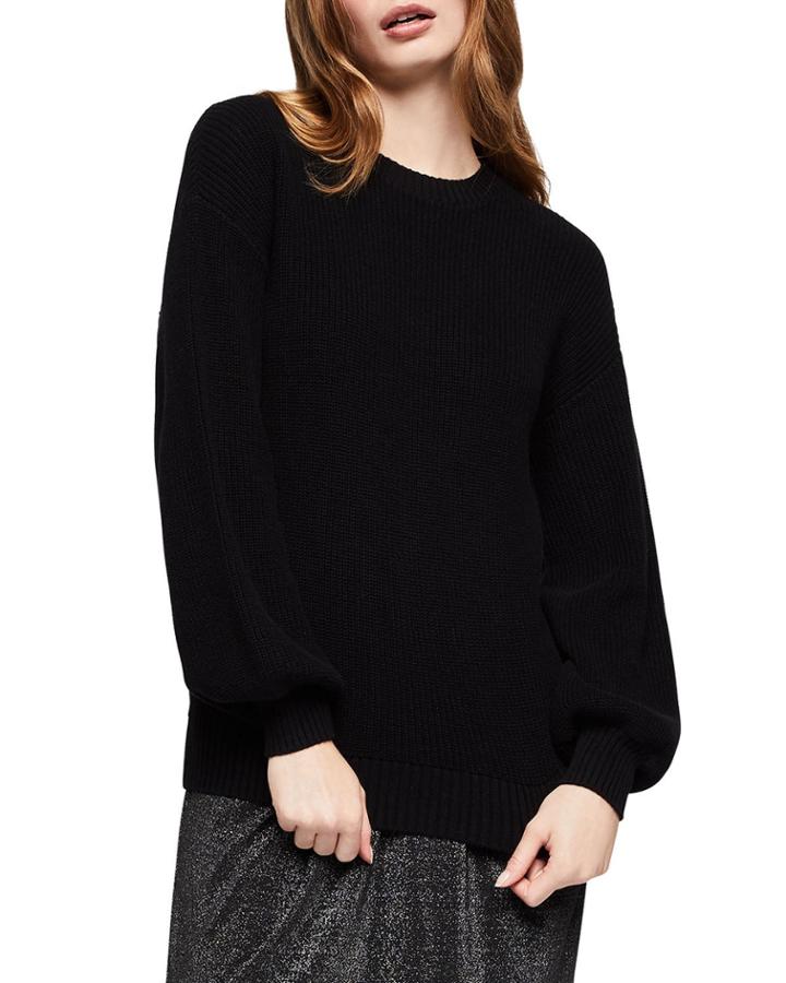 Oversized Waffle Knit Cotton