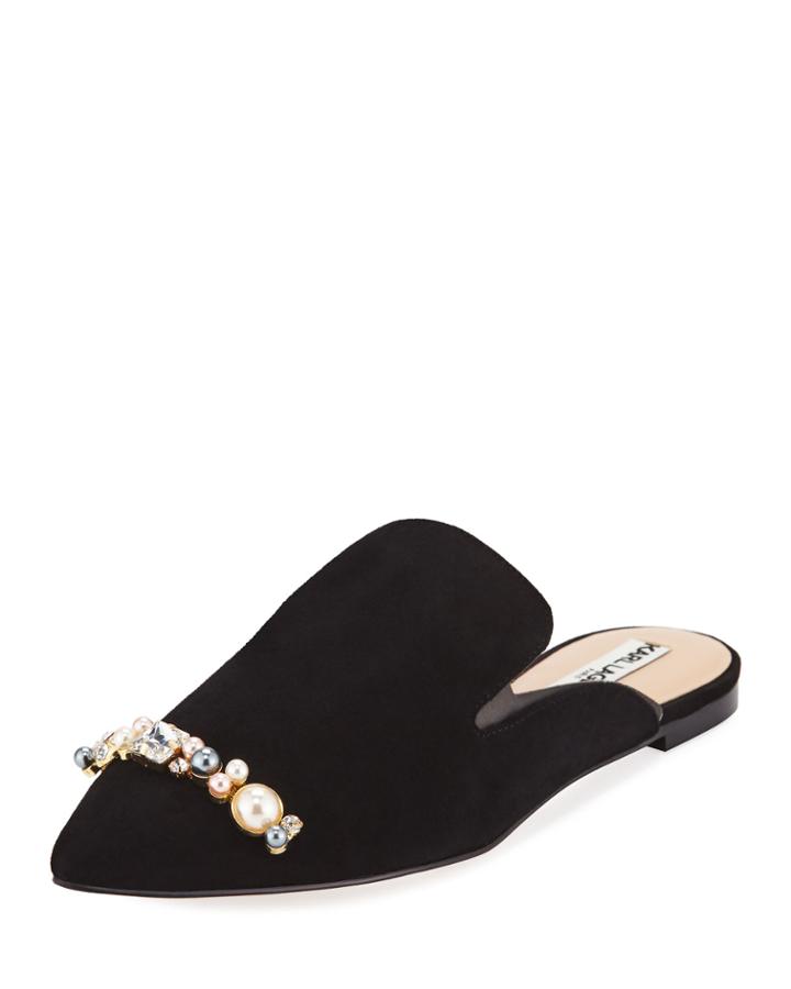 Nola Embellished Suede