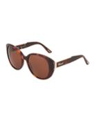 Oversized Round Acetate Tortoiseshell