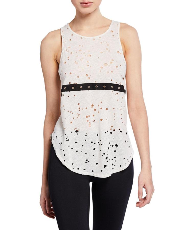 Distressed Racerback Tank