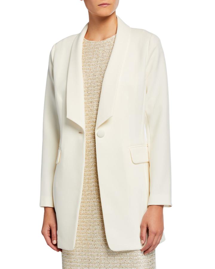 Bella Double Weave Jacket W/ Angled