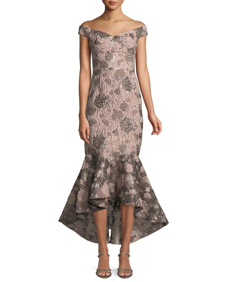 Soft Metallic Jacquard