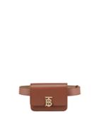 Tb Monogram Leather Belt Bag