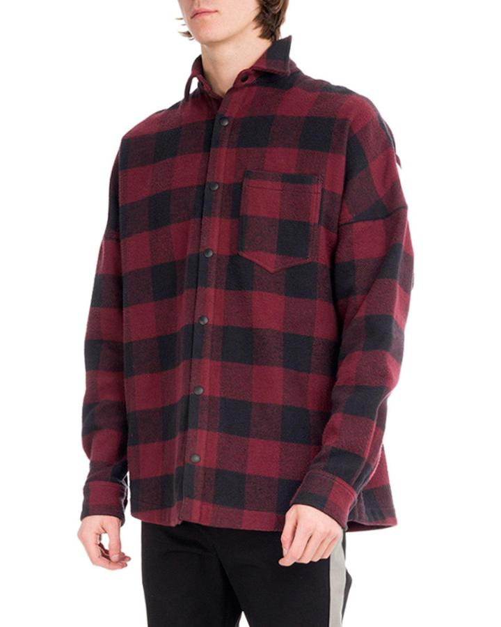 Buffalo Plaid Flannel Logo Shirt,