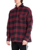 Buffalo Plaid Flannel Logo Shirt,