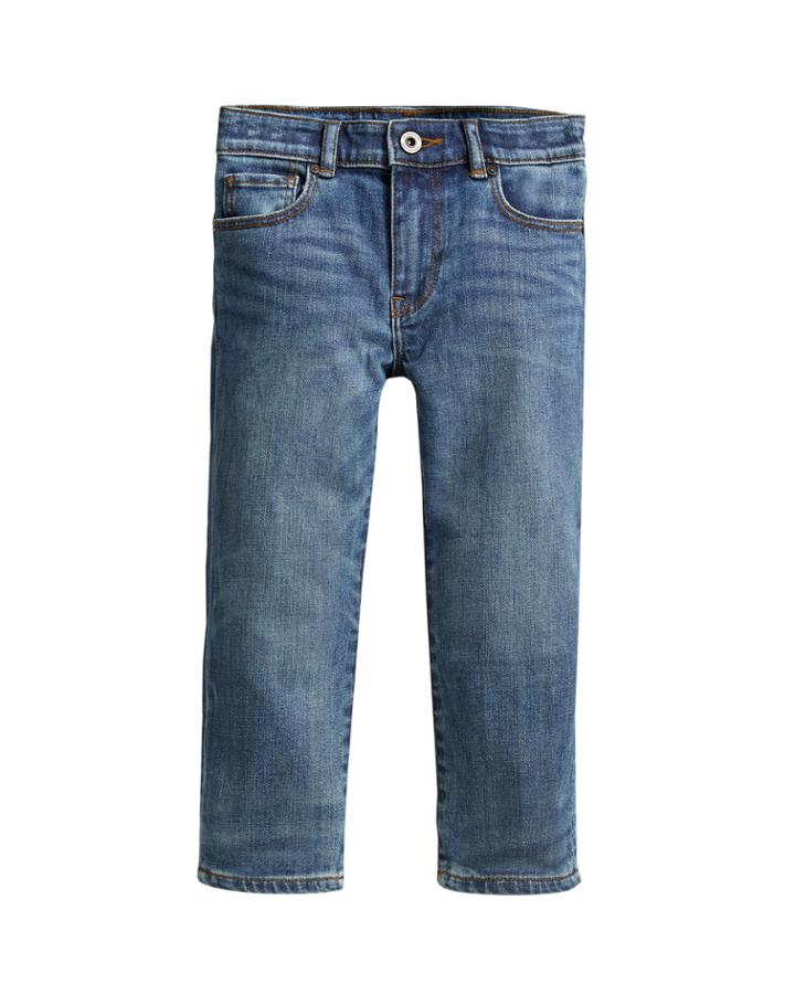 Boys' Relaxed Faded Denim Jeans,