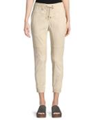 Leather Jogger Pants