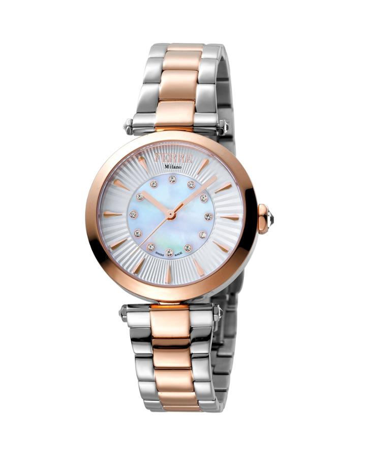 Women's 32mm Stainless Steel 3-hand Watch With Bracelet, Rose/steel