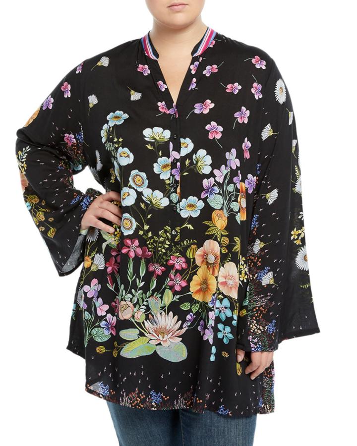 Lentino Floral-print Tunic,