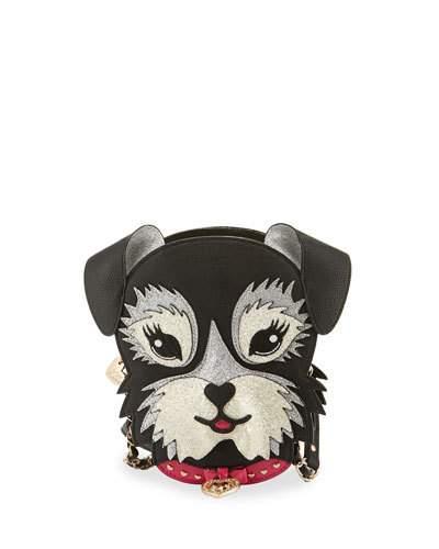 Kitsch Fritzy Dog Crossbody Bag, Black