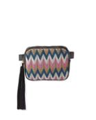 Tatiana Colorblock Chevron Belt Bag