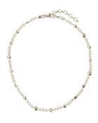 Single-strand Short Pearl Necklace