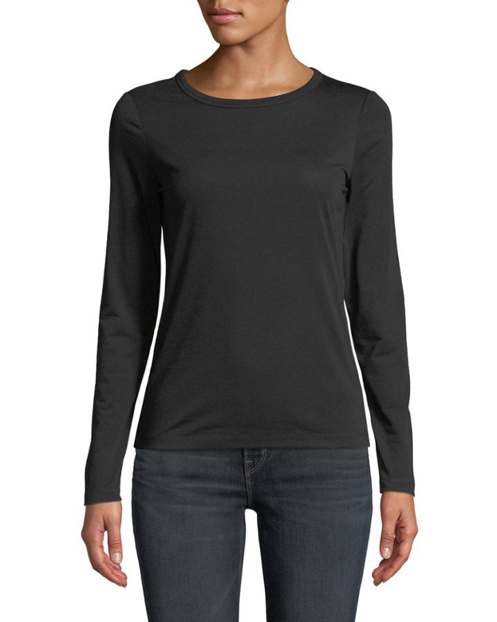 Long-sleeve Crewneck Top
