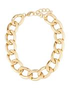 Statement Chain-link Necklace, Gold