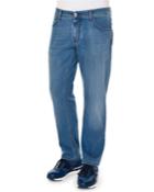 Five-pocket Straight-leg Denim Jeans, Blue