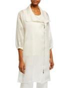 Sheer Silk Organza Jacket