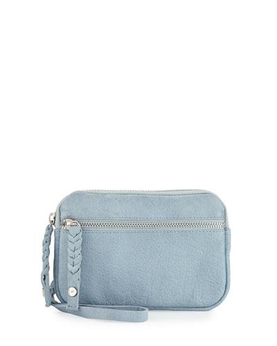 Clive Leather Clutch Bag,
