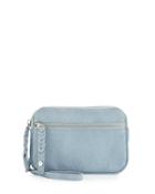 Clive Leather Clutch Bag,