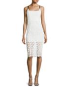 Jessie Lace V-back Sleeveless Cocktail Dress
