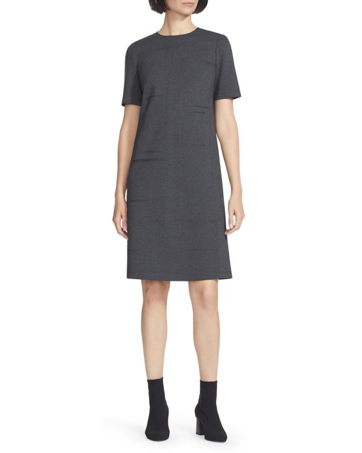 Jacintha Punto Milano Sheath Dress W/ Tonal