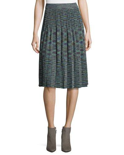 Space-dyed Lurex&reg; Pleated Plisse