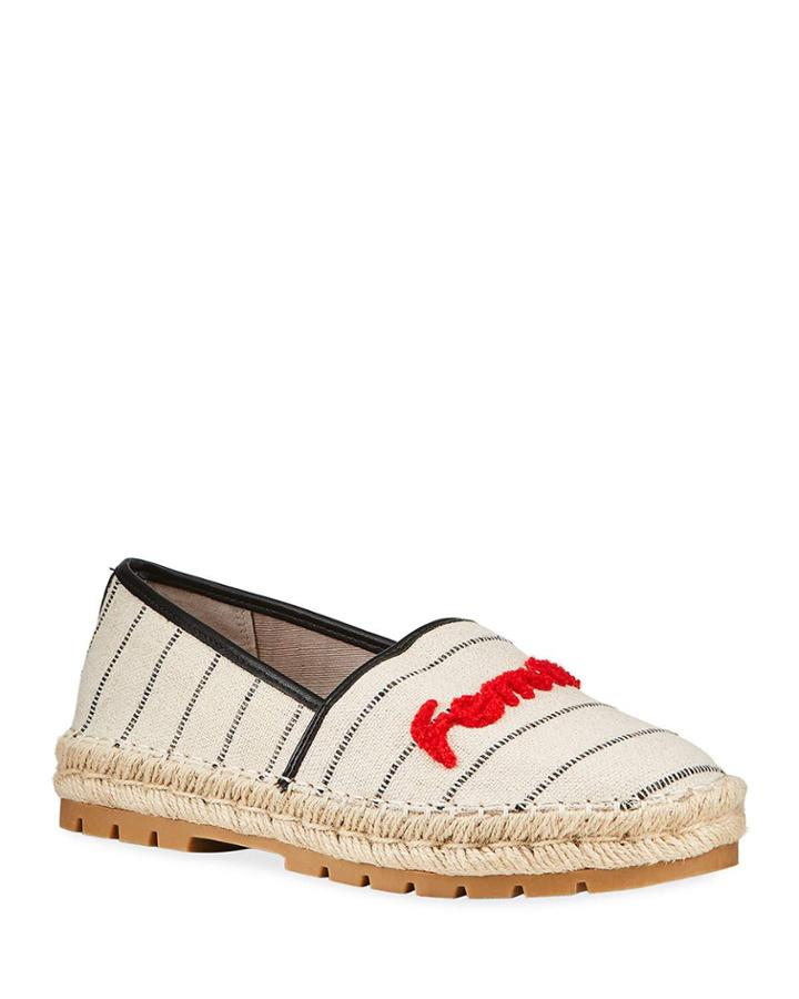 Landon 6 Metallic Canvas Espadrilles