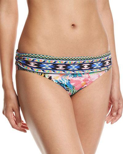 Tropicali Shirred-band Swim Bottom,