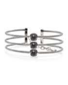 3-strand Black Onyx Cuff