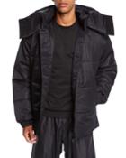 Men's Padded Coat With Removable Hoodie