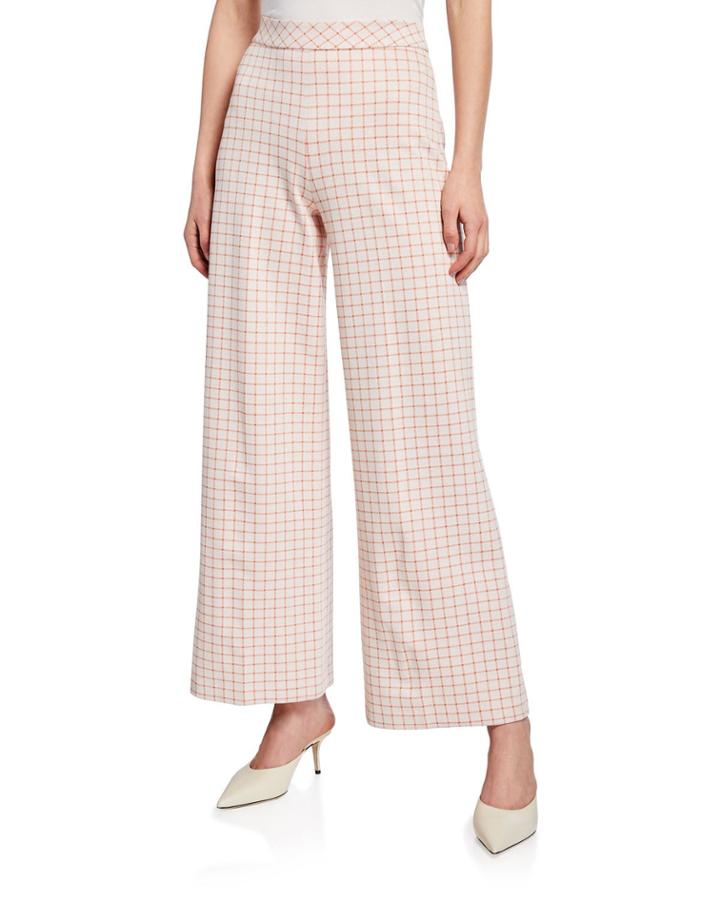 Grid Interlocked Trousers