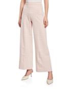 Grid Interlocked Trousers