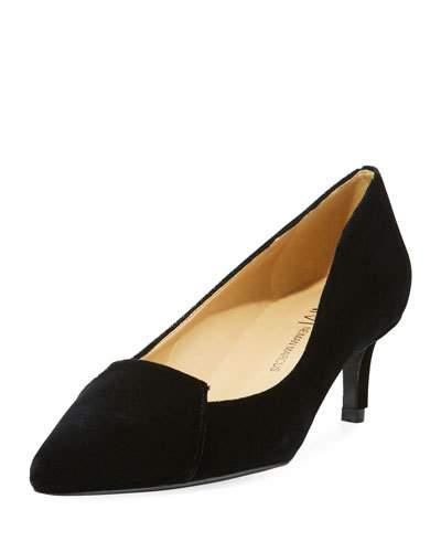 Tippi Velvet Pump, Black