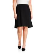 High-low Knit Skirt,
