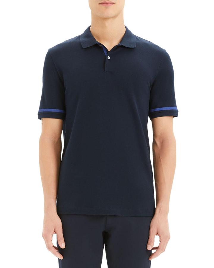 Men's Function Stretch-cotton Pique Polo