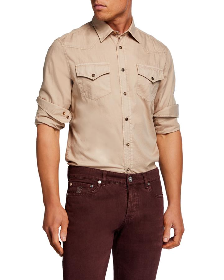 Men's Western Dual-pocket