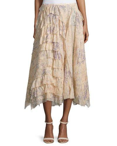 Asymmetric Ruffle A-line