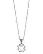 Diamond & Quartz Pendant Necklace