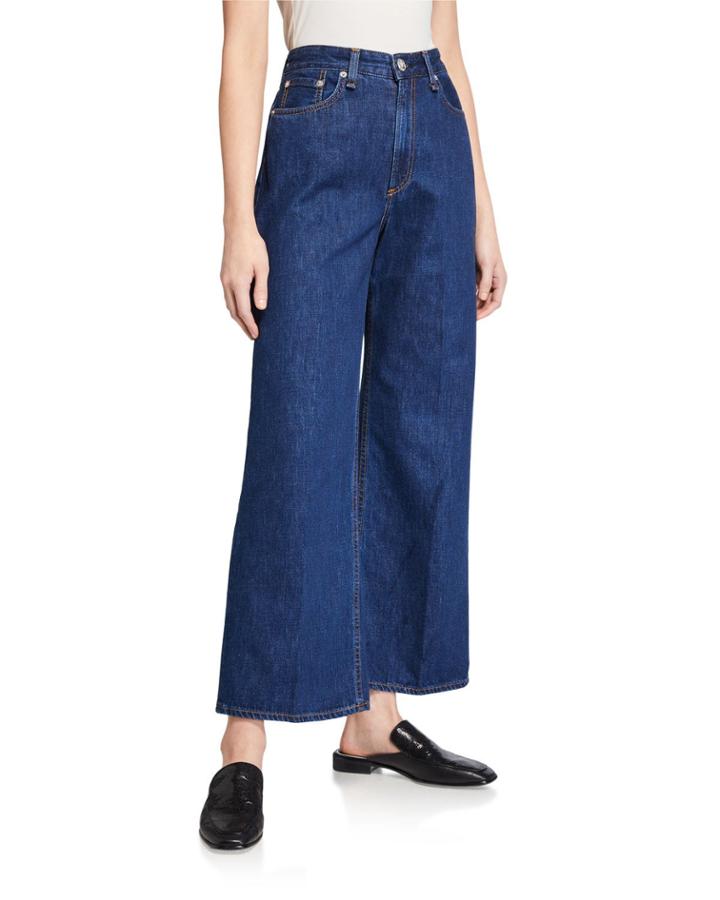 Ruth Super High-rise Ankle Wide-leg Jeans