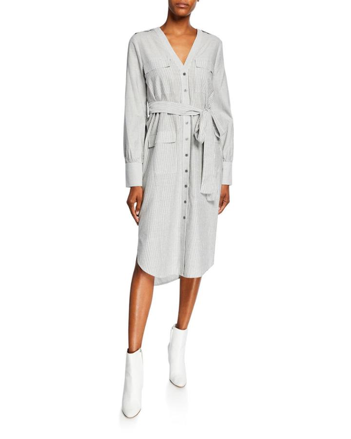 Striped Patch Pocket