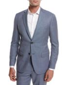 Rodolf N Hl Cross-stitch Suiting Jacket, Blue