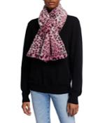 Leopard-print Faux Fur Pull-through