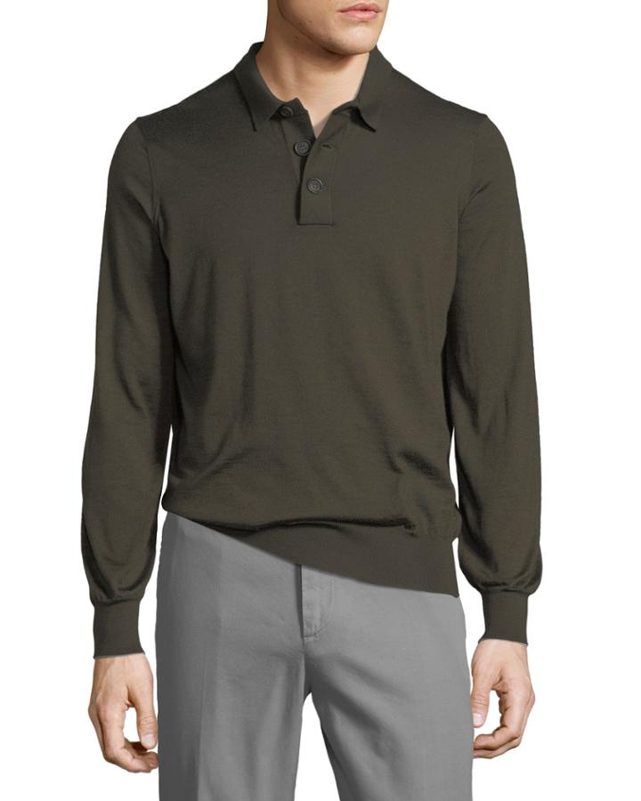 Men's Cashmere/silk Polo