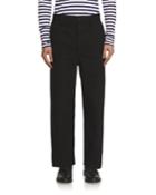 Twill Workwear Trousers, Black