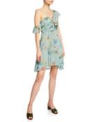Libby Floral One-shoulder Dress