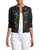 Lace Zip-front Jacket