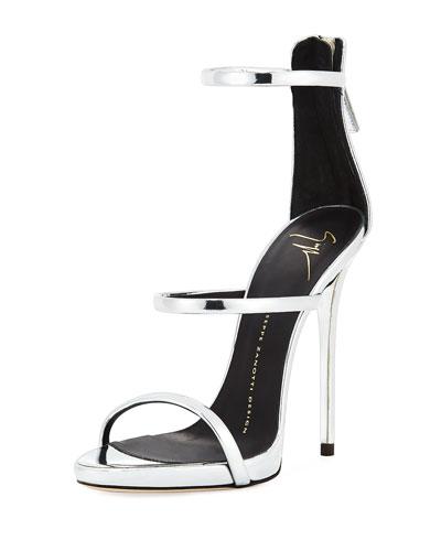 Coline Metallic Three-strap Dress